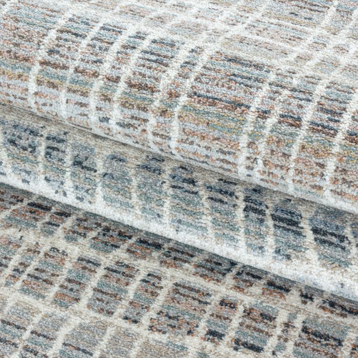 Royal Lines vloerkleed laagpolig rechthoek 140x200cm bruin