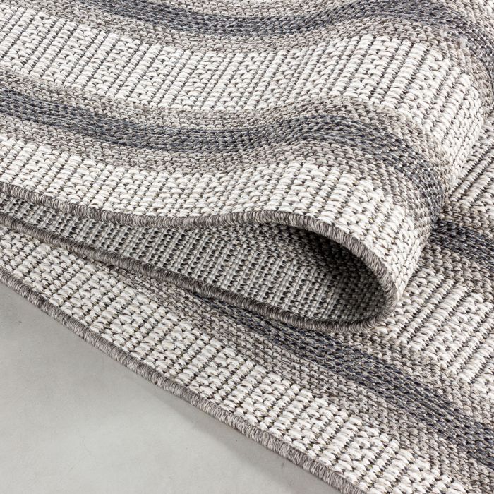 Aruba Meydan buitenkleed platgeweven loper 80x250cm jute crème