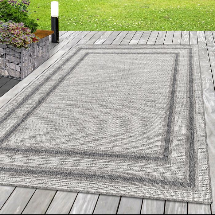 Aruba Meydan buitenkleed platgeweven rechthoek 160x230cm jute crème