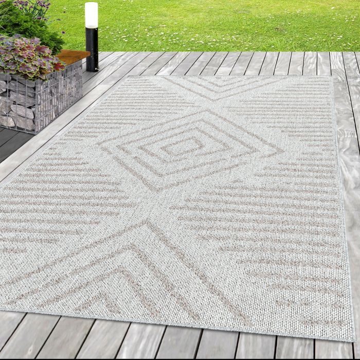 Aruba Aim buitenkleed platgeweven rechthoek 80x150cm roze
