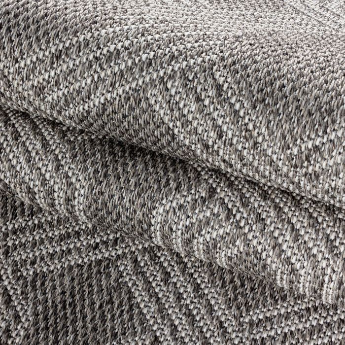 Aruba Weft buitenkleed platgeweven rechthoek 120x170cm grijs