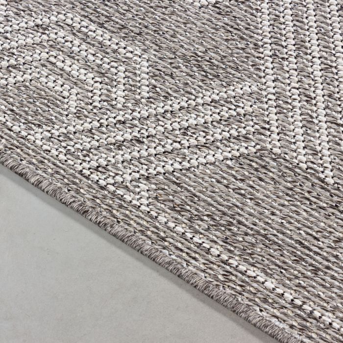 Aruba Weft buitenkleed platgeweven rechthoek 200x290cm grijs