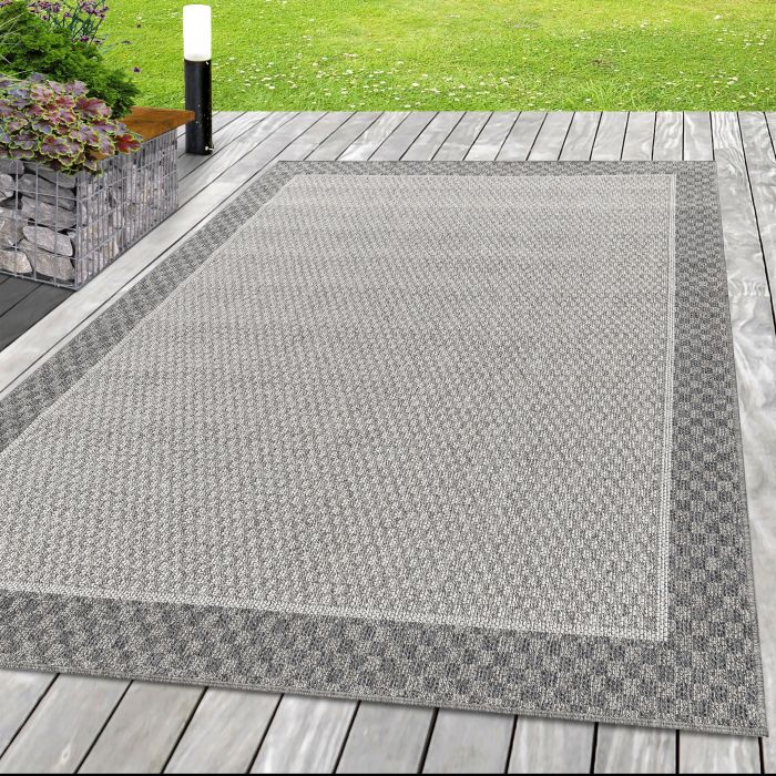 Aruba Aguli buitenkleed platgeweven rechthoek 160x230cm crème
