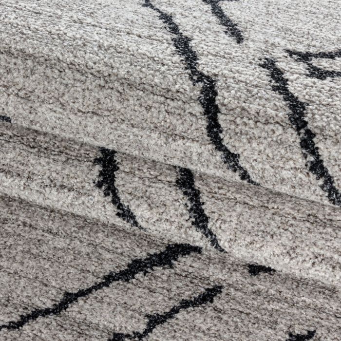 Taznaxt Tribal vloerkleed laagpolig rechthoek 200x290cm beige