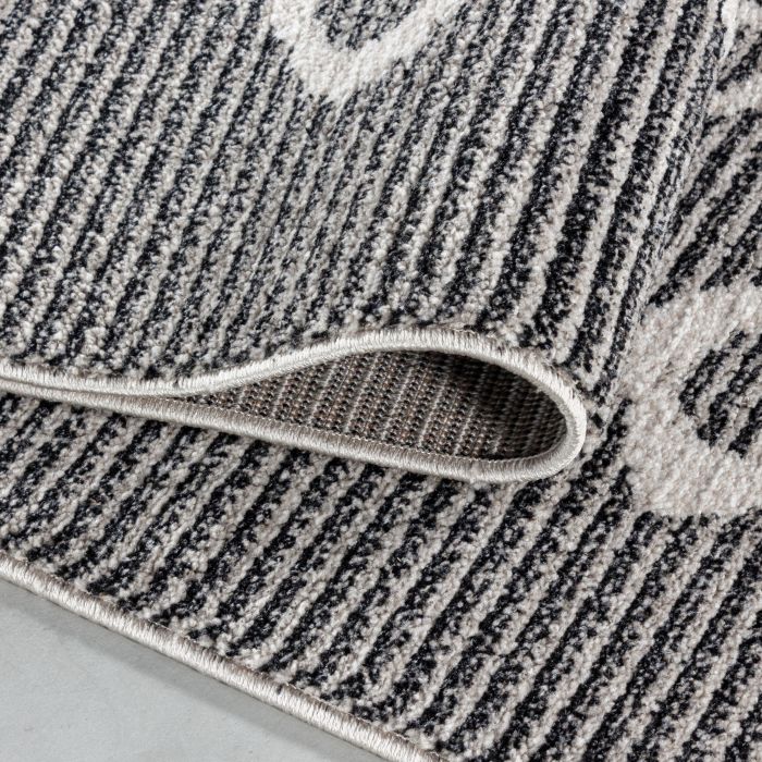 Taznaxt Berber vloerkleed laagpolig rechthoek 160x230cm zwart