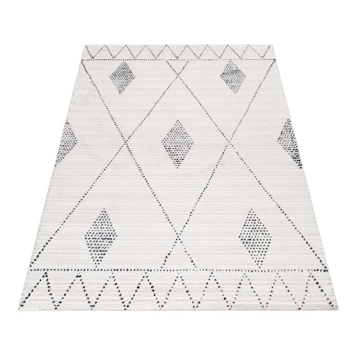 Taznaxt Manipu vloerkleed laagpolig rechthoek 120x170cm crème
