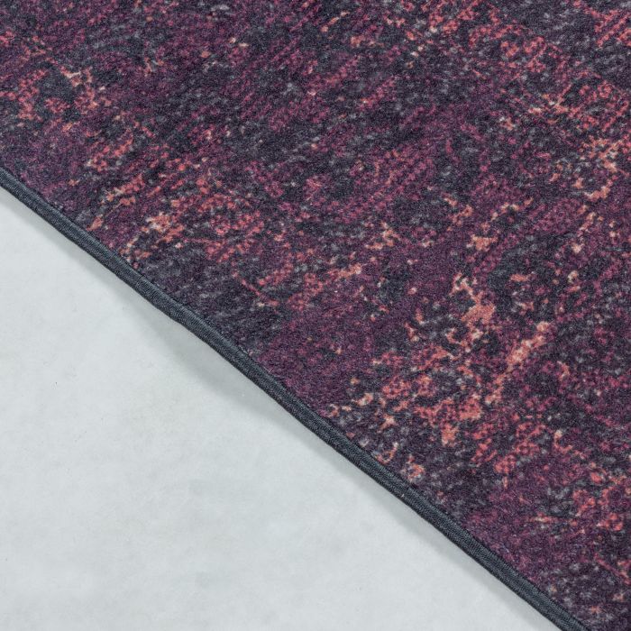Fiesta Arty antislip vloerkleed platgeweven rechthoek 200x290cm rood