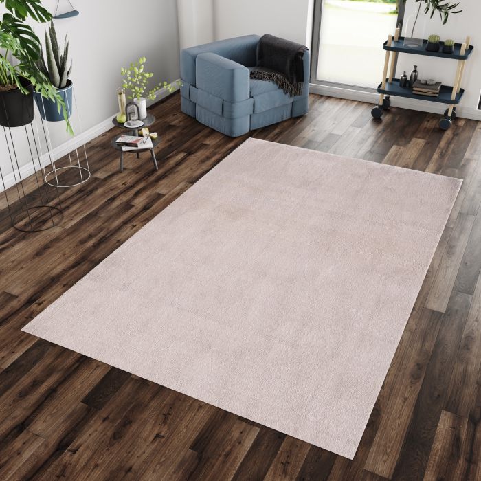 Catwalk antislip vloerkleed laagpolig rond Ø 80cm beige
