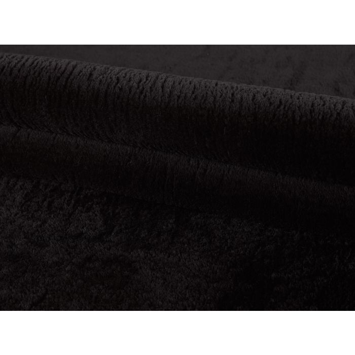Catwalk antislip vloerkleed laagpolig rond Ø 80cm zwart