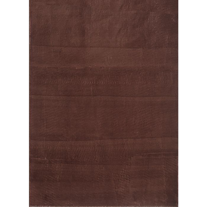Catwalk antislip vloerkleed laagpolig rond Ø 80cm bruin