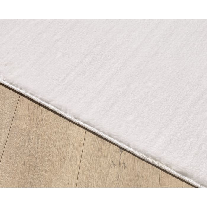 Catwalk antislip vloerkleed laagpolig rond Ø 80cm crème
