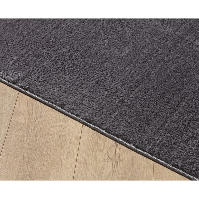 Catwalk antislip vloerkleed laagpolig rond Ø 160cm grijs