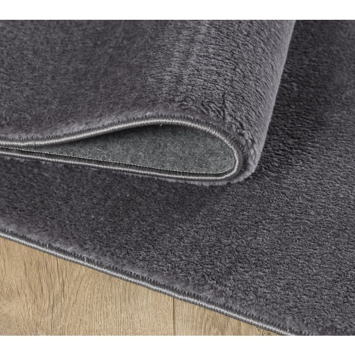 Catwalk antislip vloerkleed laagpolig rond Ø 160cm grijs