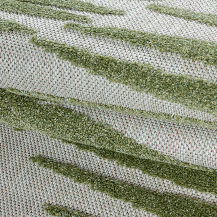 Bahama Palm buitenkleed hoog-laagpolig rechthoek 120x170cm groen