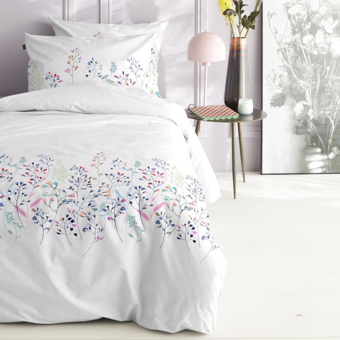 Cinderella Isabella 1-persoons dekbedovertrekset 140x220cm satijn wit