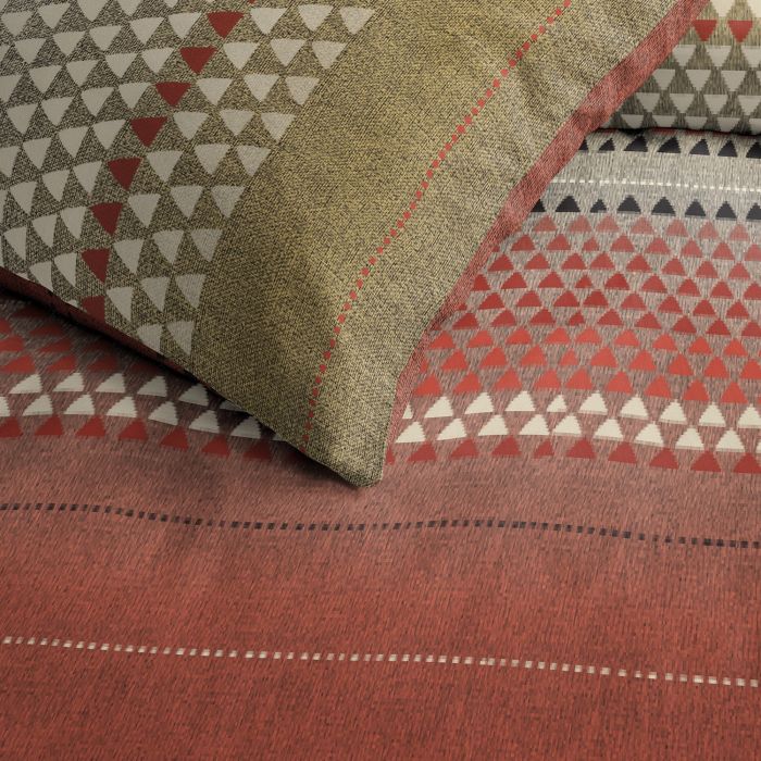Cinderella Navarra 1-persoons dekbedovertrekset 140x220cm katoen rood