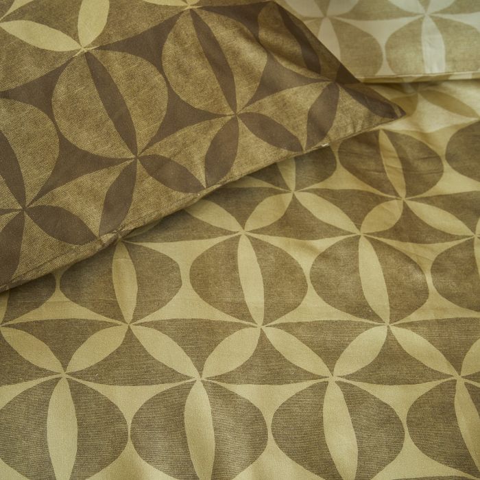 Damai Jada 1-persoons dekbedovertrekset 140x220cm katoen groen