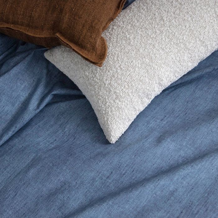 Damai Mik 1-persoons dekbedovertrekset 140x220cm katoen denim