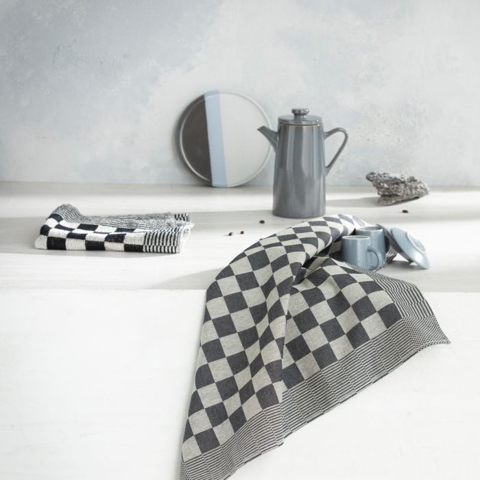 DDDDD Barbeque keukendoek 50x55cm zwart (6 stuks)