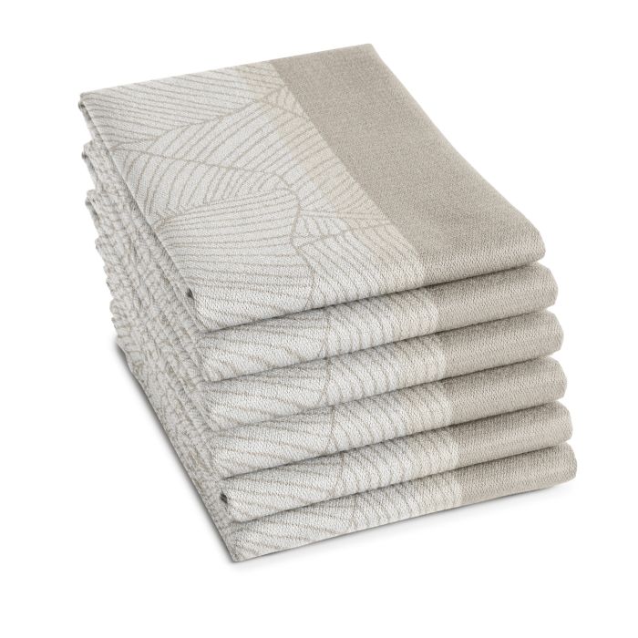 DDDDD Barrier theedoek 60x65cm gebroken wit (6 stuks)