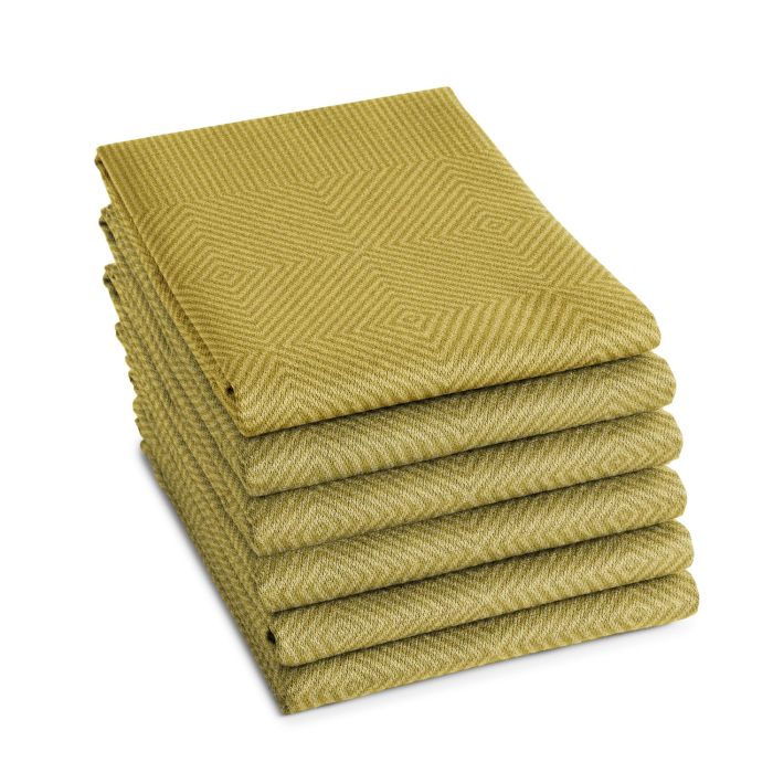 DDDDD Cisis theedoek 60x65cm saffraan (6 stuks)