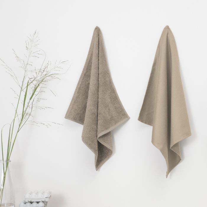 DDDDD Cisis keukendoek 50x55cm amandel (6 stuks)