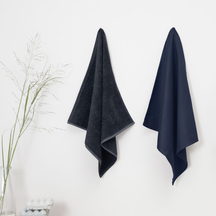 DDDDD Cisis keukendoek 50x55cm navy (6 stuks)