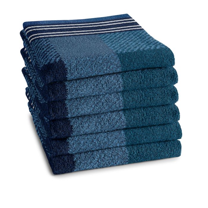 DDDDD Feller keukendoek 50x55cm blauw (6 stuks)