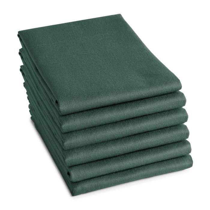 DDDDD Logo theedoek 60x65cm groen (6 stuks)