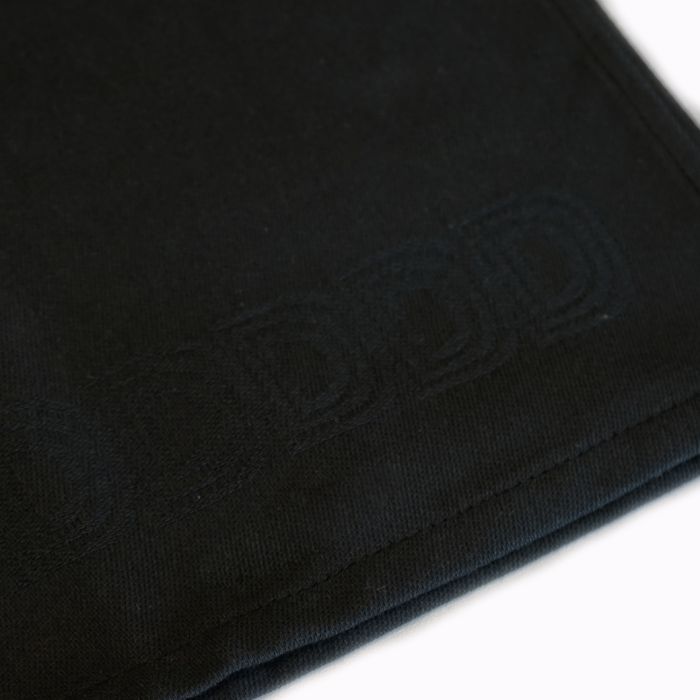 DDDDD Logo theedoek 60x65cm zwart (6 stuks)