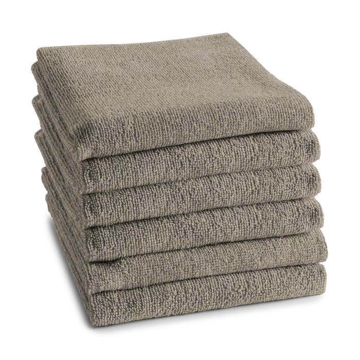 DDDDD Logo keukendoek 50x55cm taupe (6 stuks)
