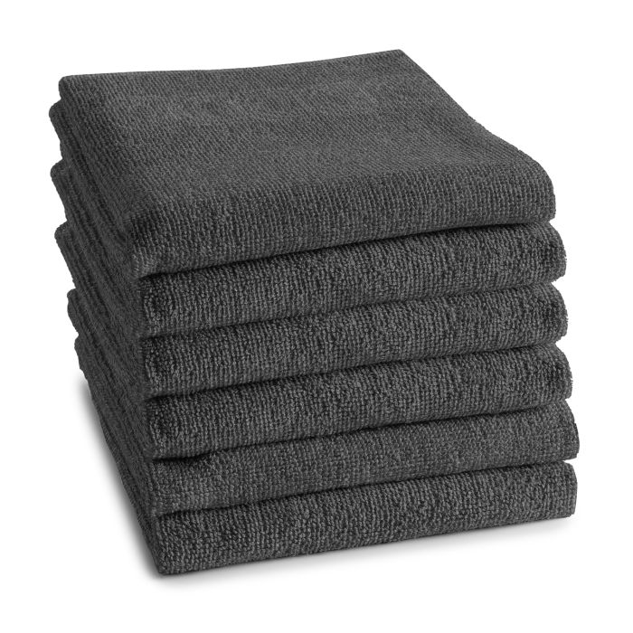DDDDD Logo keukendoek 50x55cm antraciet (6 stuks)