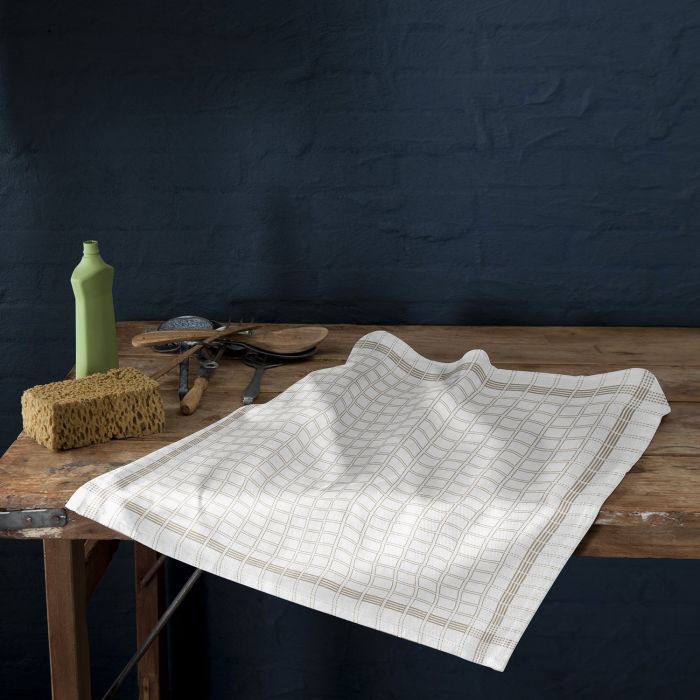 DDDDD National theedoek 65x65cm zandkleur (6 stuks)