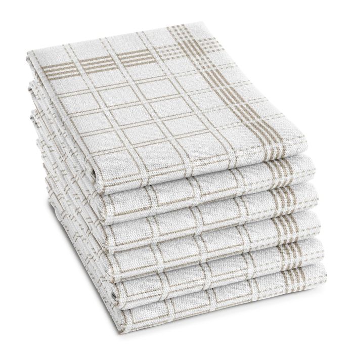 DDDDD National theedoek 65x65cm zandkleur (6 stuks)