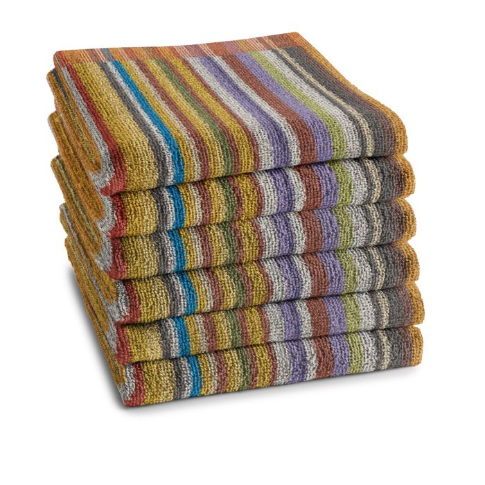 DDDDD Over The Rainbow keukendoek 50x55cm terra (6 stuks)