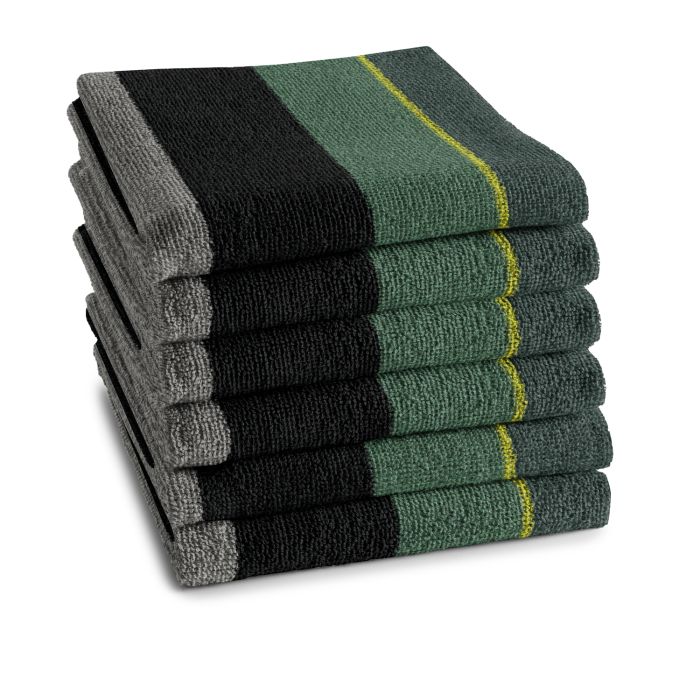 DDDDD Rico keukendoek 50x55cm groen (6 stuks)