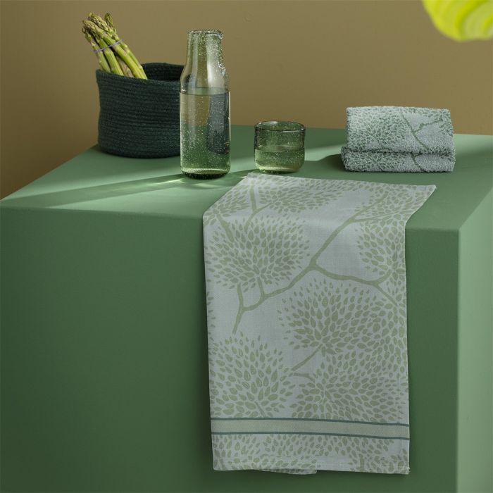 DDDDD Trees theedoek 60x65cm groen (6 stuks)