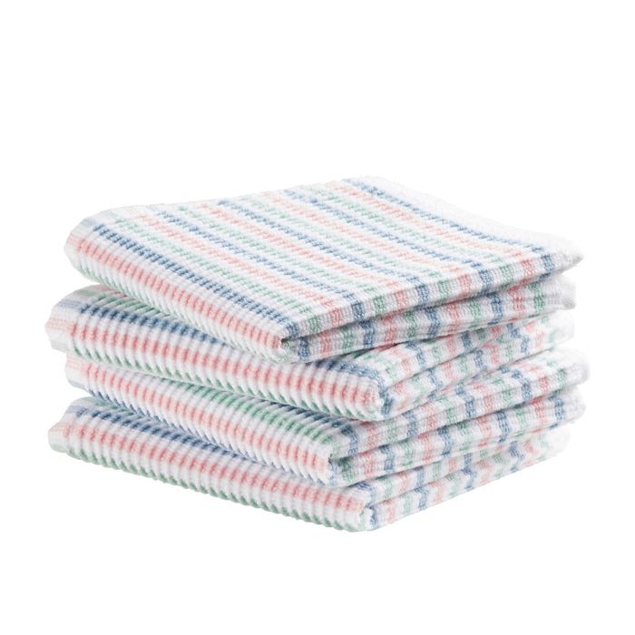 DDDDD Fun vaatdoek 30x30cm pastel multikleur (4 stuks)