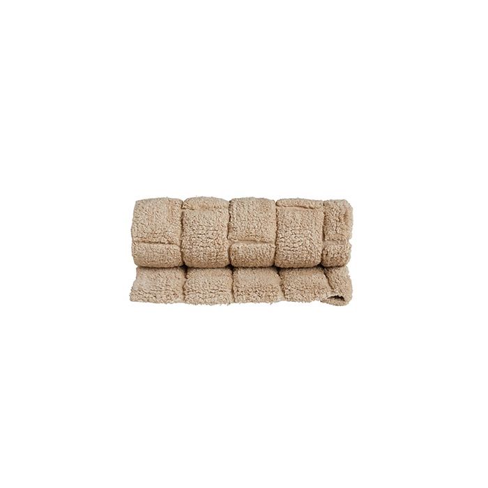 Seahorse Metro badmat 50x60cm zandkleur (2 stuks)