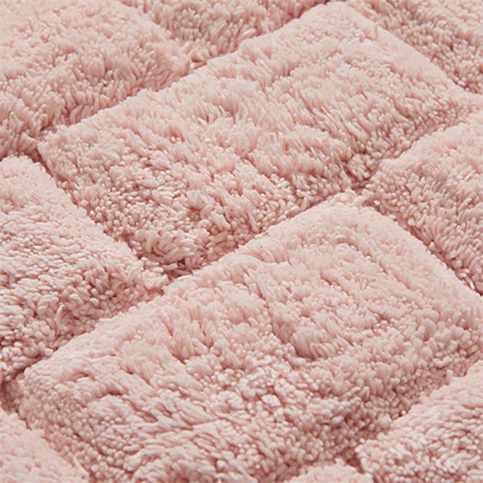 Seahorse Metro badmat 50x60cm parel roze (2 stuks)