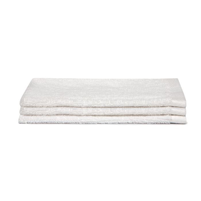 Seahorse Pure washand 16x21cm wit (3 stuks)