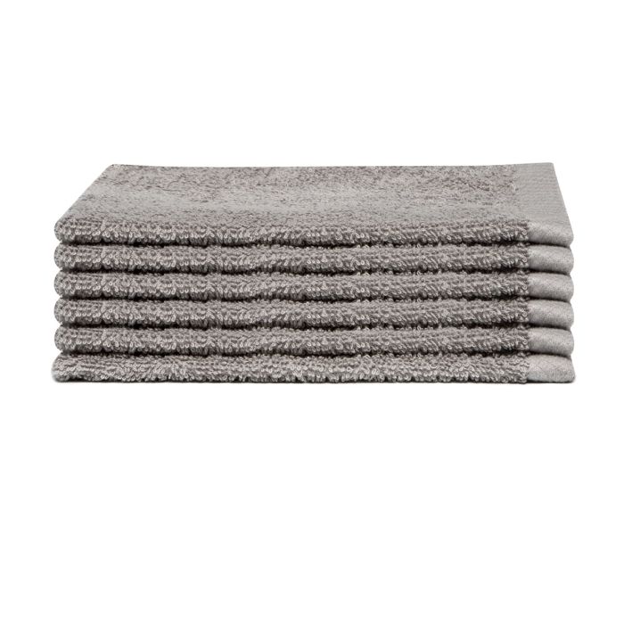 Seahorse Pure washand 16x21cm cement (6 stuks)