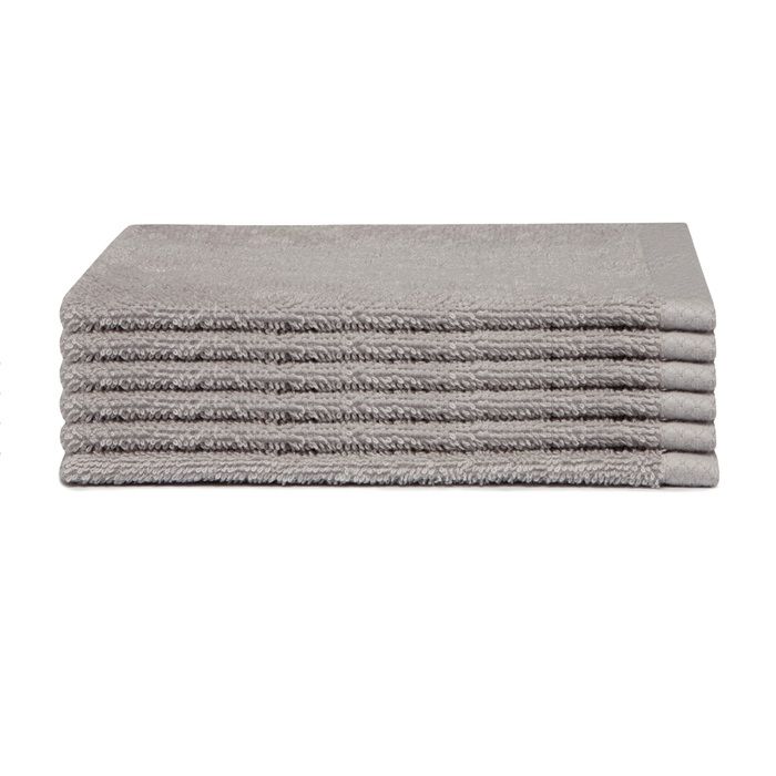 Seahorse Pure washand 16x21cm gletsjerblauw (6 stuks)