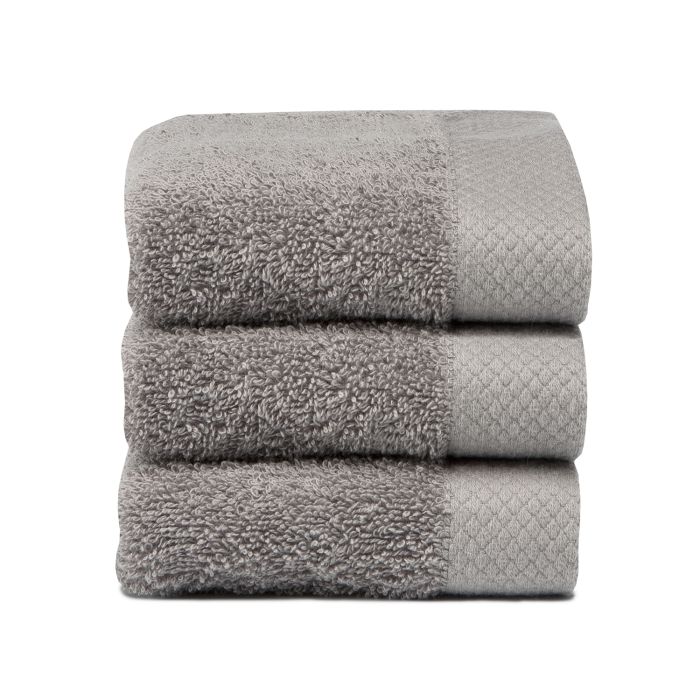 Seahorse Pure gastendoek 30x50cm cement (3 stuks)