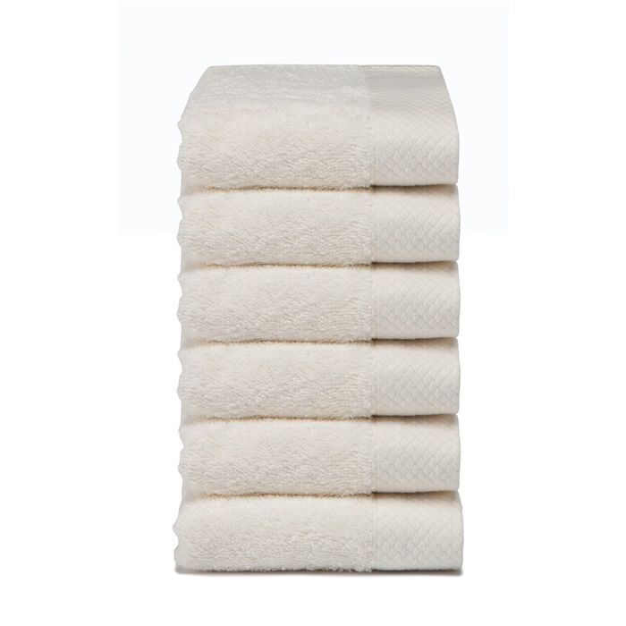 Seahorse Pure gastendoek 30x50cm crème (6 stuks)