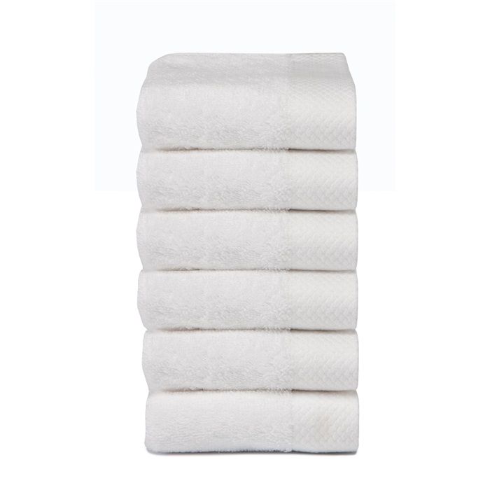 Seahorse Pure gastendoek 30x50cm wit (6 stuks)