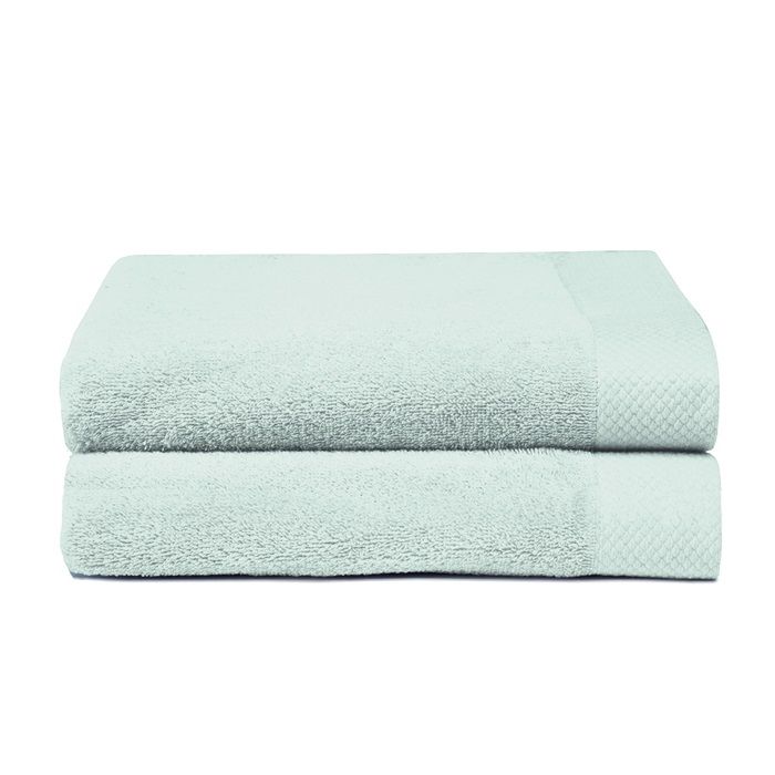 Seahorse Pure baddoek 60x110cm lelie groen (2 stuks)