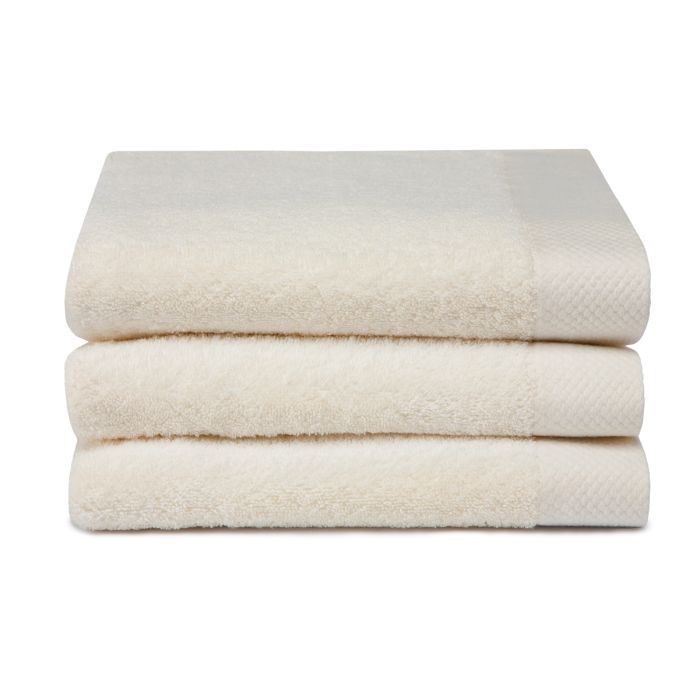 Seahorse Pure baddoek 60x110cm crème (3 stuks)