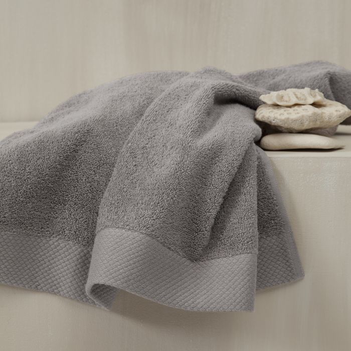 Seahorse Pure baddoek 60x110cm cement (3 stuks)