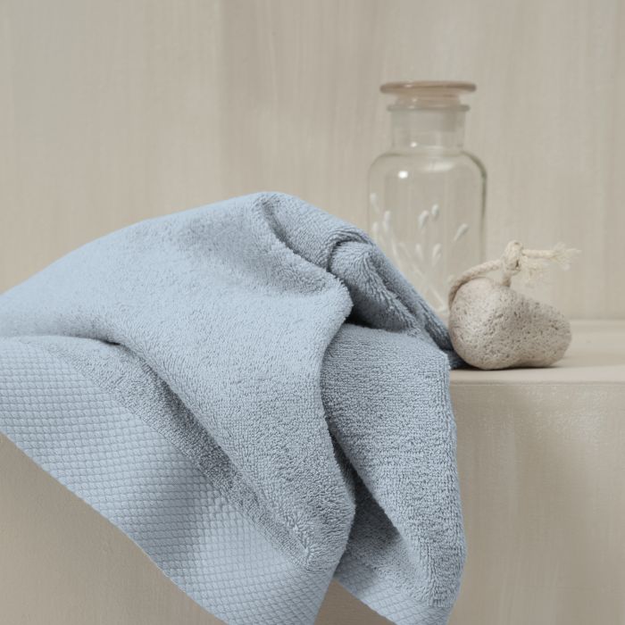 Seahorse Pure baddoek 60x110cm blauw (3 stuks)
